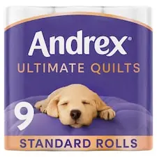 Any 3 for £13 Clubcard Price - Selected Andrex Quilted Toilet Tissue 9 Rolls