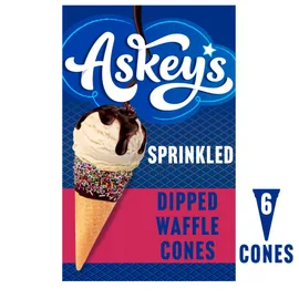 Ice Cream Cones, Sauce & Topping