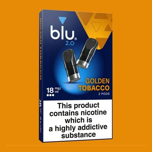 Blu 2.0 Golden Tobacco Vape Pods 18mg/ml - £7.00