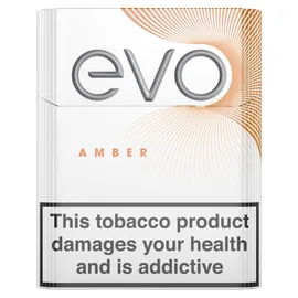 EVO 20 Tobacco Sticks Amber - £6.00