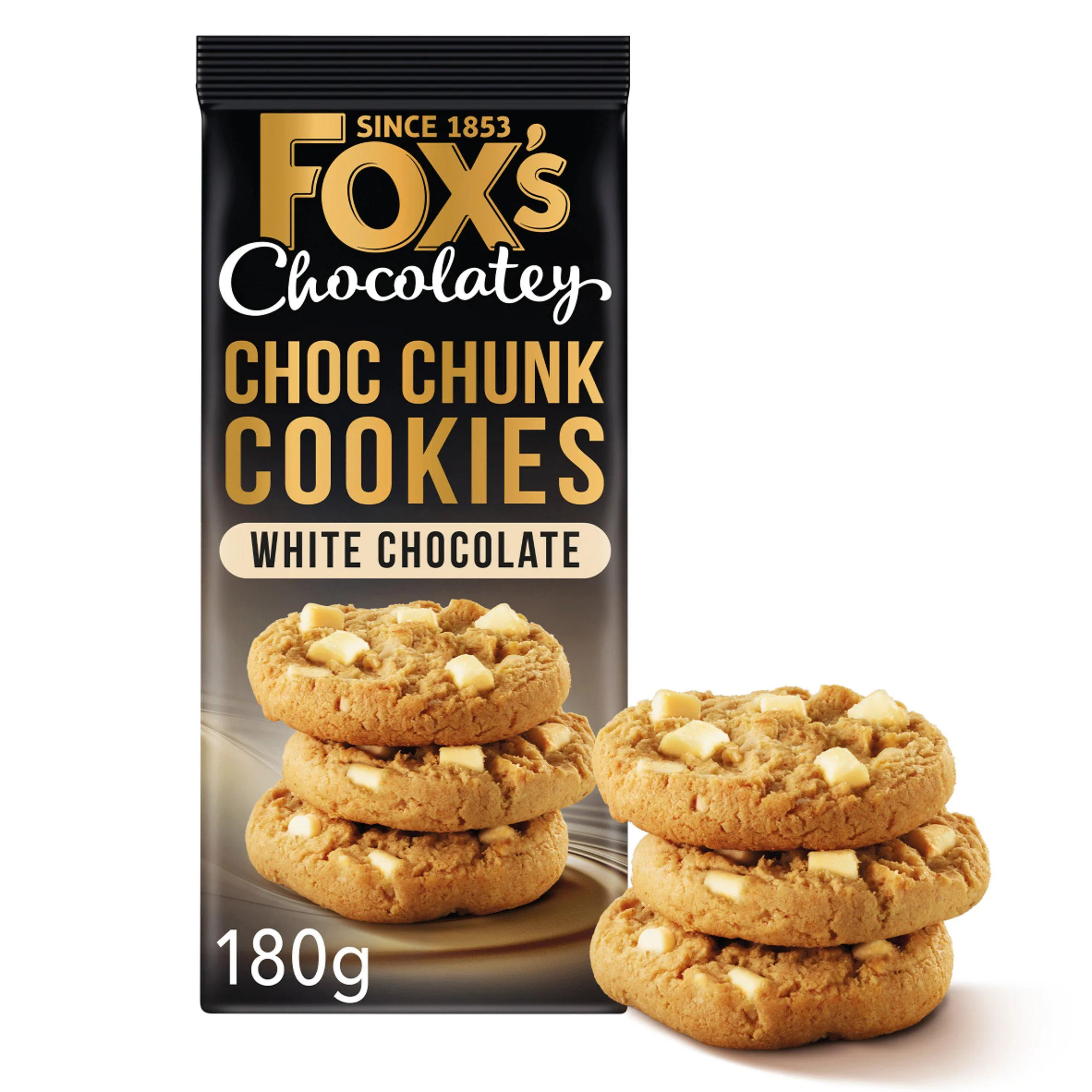 cooky★ Fox's 180g Chocolatey Biscuits White Chocolate Cookies - £2.50