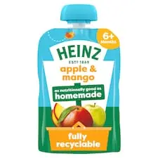 Any 4 for £4 Clubcard Price - Selected Heinz Fruits Pouch 85g Or 100g