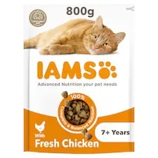 Any 3 for £11.50 Clubcard Price - Selected Iams Cat Food 800g
