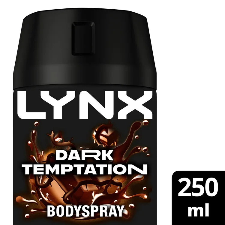 Lynx Dark Temptation 48h Deodorant Body Spray for Men 250ml