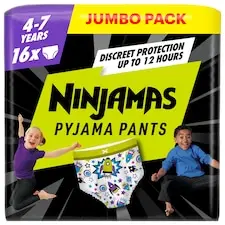 Any 2 for £10 Clubcard Price - Selected Pampers Ninjamas Pyjama Pants 14 - 16 Pk