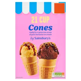 Ice Cream Cones, Sauce & Topping
