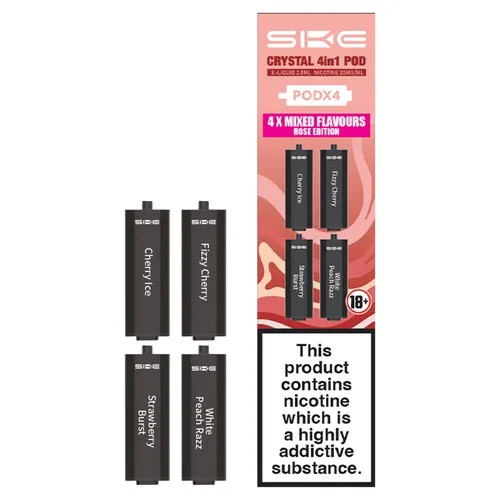 crystal rose vape SKE Crystal 4in1 Pod Rose Edition 20mg - £9.00