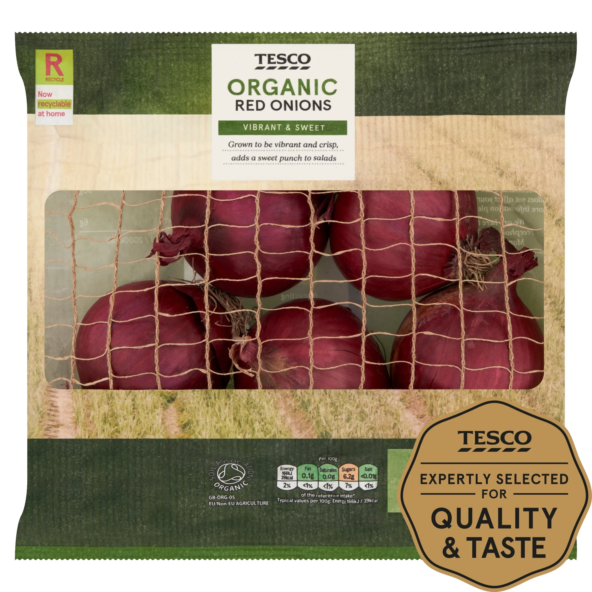 tobacco onions tesco Tesco Organic Red Onions - £1.45