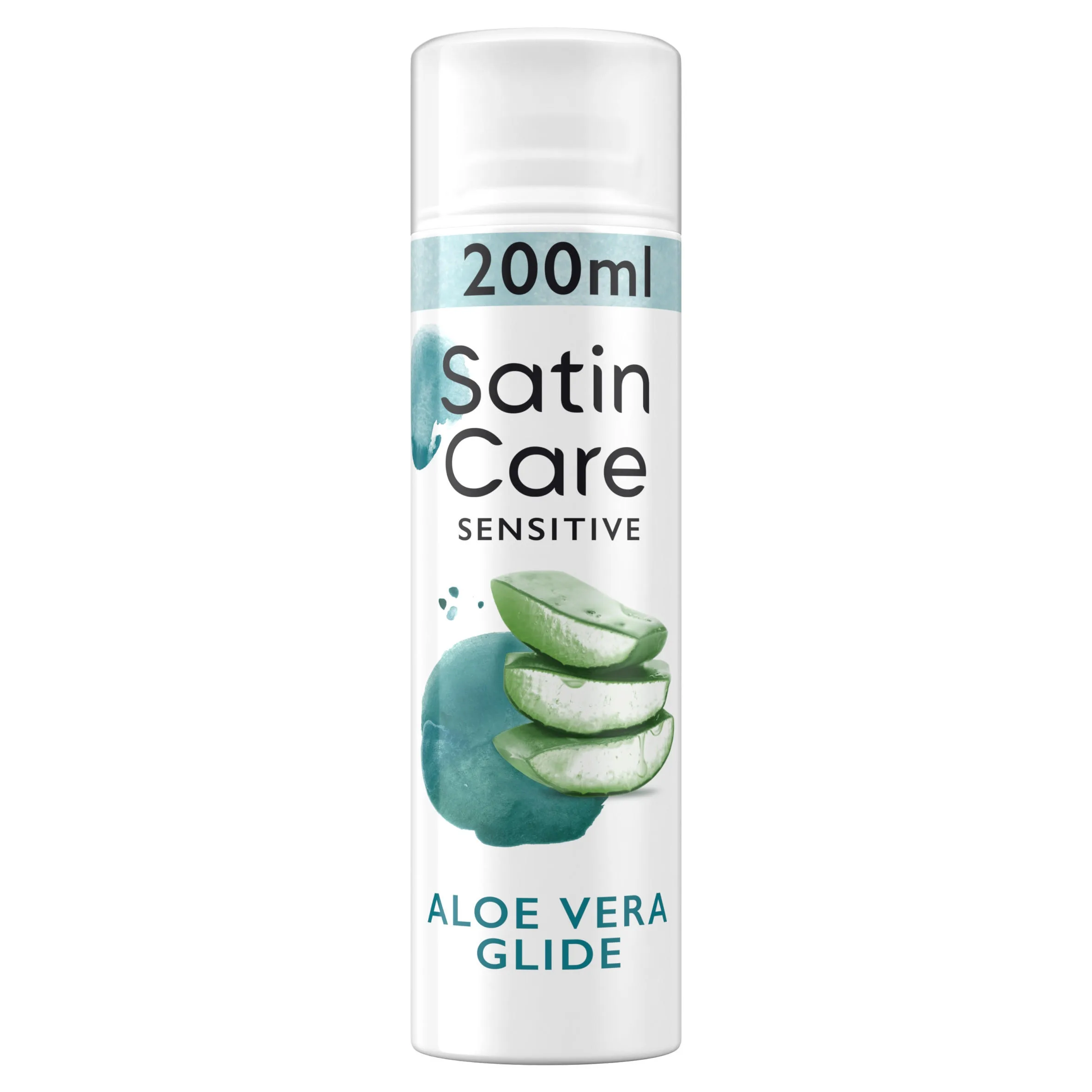 Gillette Satin Care Shave Gel, Aloe Vera, 200ml | Grocefully