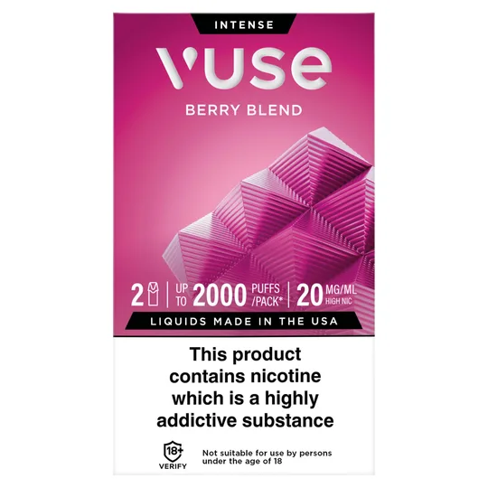 vuse berry flavor Vuse 20mg Berry Blend Extra Intense Flavour Pods - £6.00