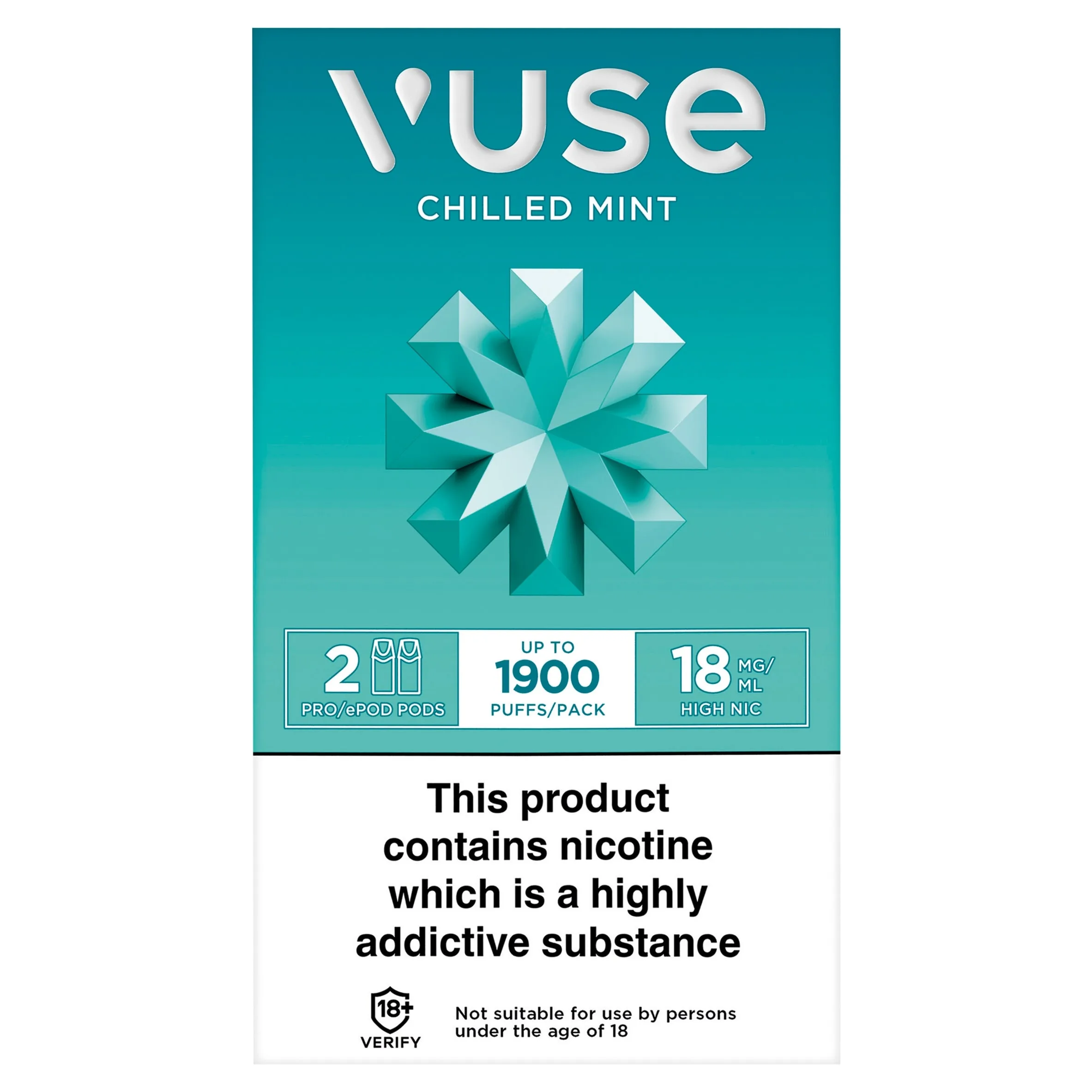 Vuse ePod Pods - Chilled Mint 18mg/ml 2 Pack - 6.99 | Grocefully