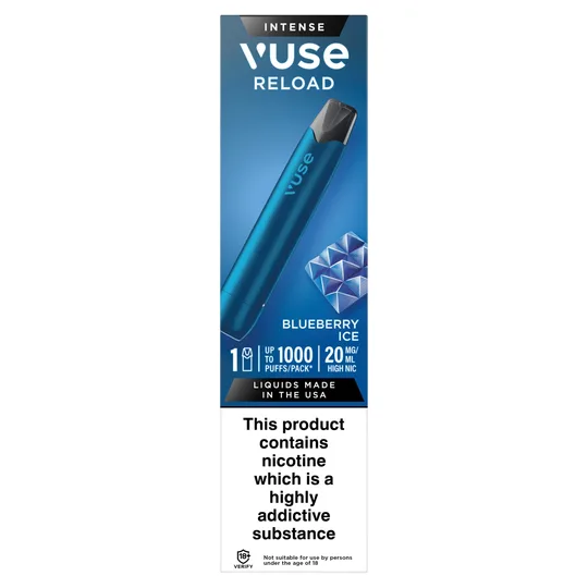 vuse go blueberry ice 1000 Vuse Go Reload 1000 Pen Blueberry Ice 20mg/ml Kit 2ml - £5.99
