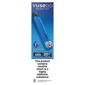 Vuse Go Reload Pen - Blue - Blueberry Ice 20mg/ml UK - £4.99
