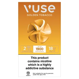 vuse golden tobacco 18mg Vuse Golden Tobacco ePod Eliquid Pods 18mg/ml 2 Pack - £6.99