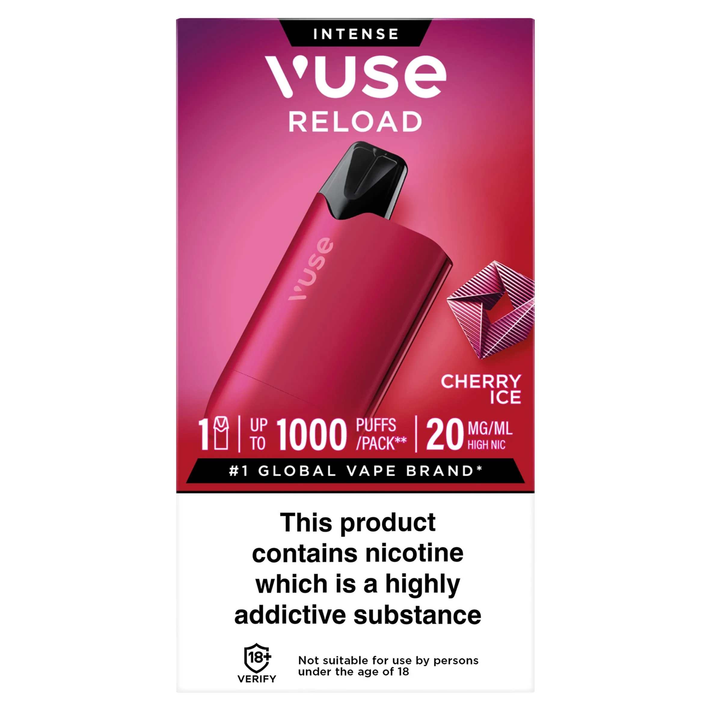vuse cherry pods Intense Reload Pod Ice 20mg - £5.99 Color:Lilac Smoke 3000 puffs FLUM Pebble – Exotic