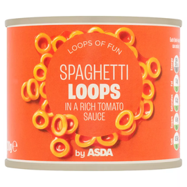 ASDA Spaghetti Loops 210g - Image 1