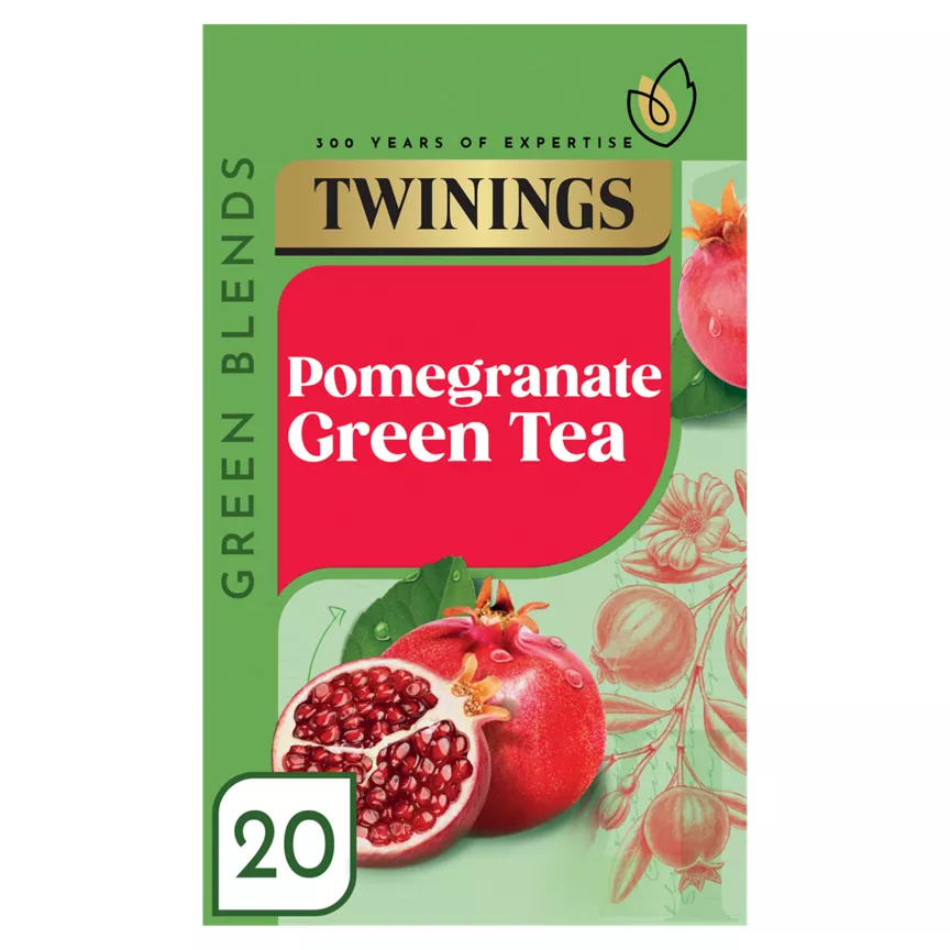 Twinings Pomegranate Green Tea 20 Tea Bags