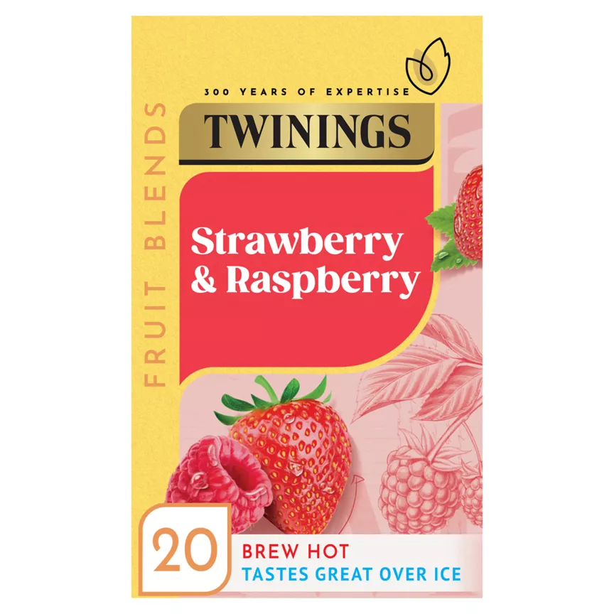 Twinings Strawberry & Raspberry 20 Tea Bags