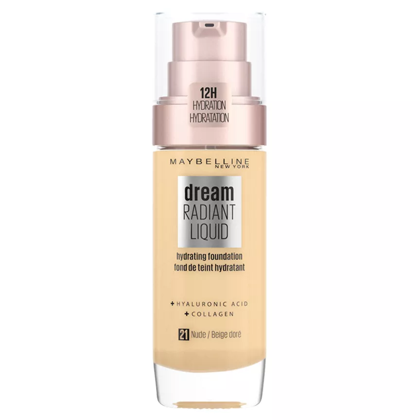 Maybelline Dream Satin Liquid Air-Whipped Foundation 021 Nude