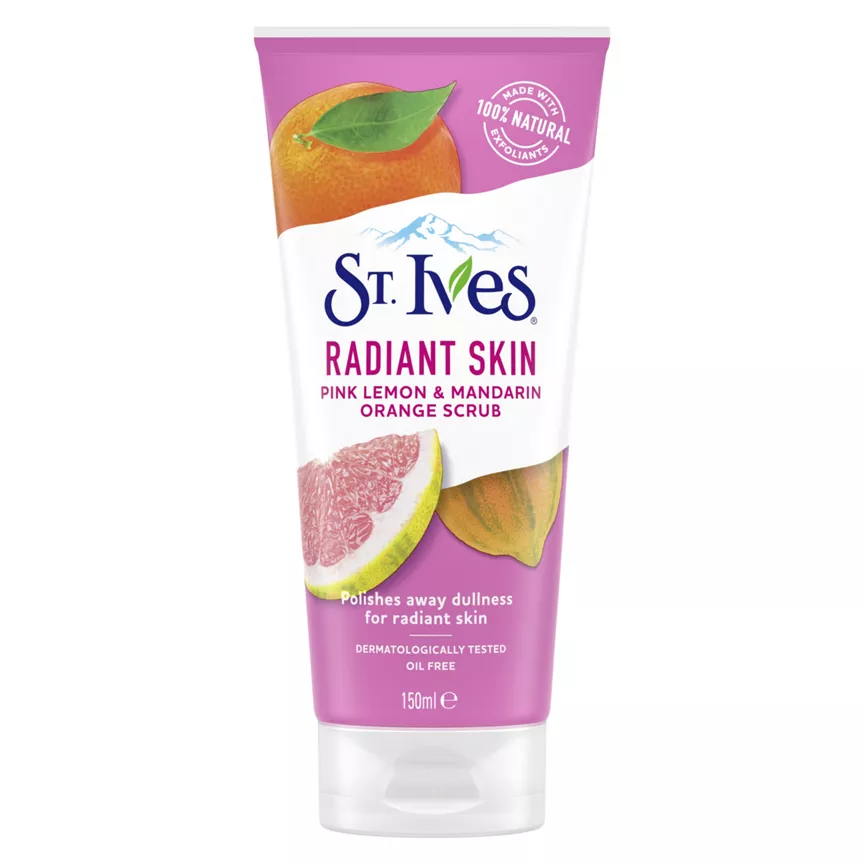 St. Ives Even & Bright Pink Lemon & Mandarin Orange Scrub