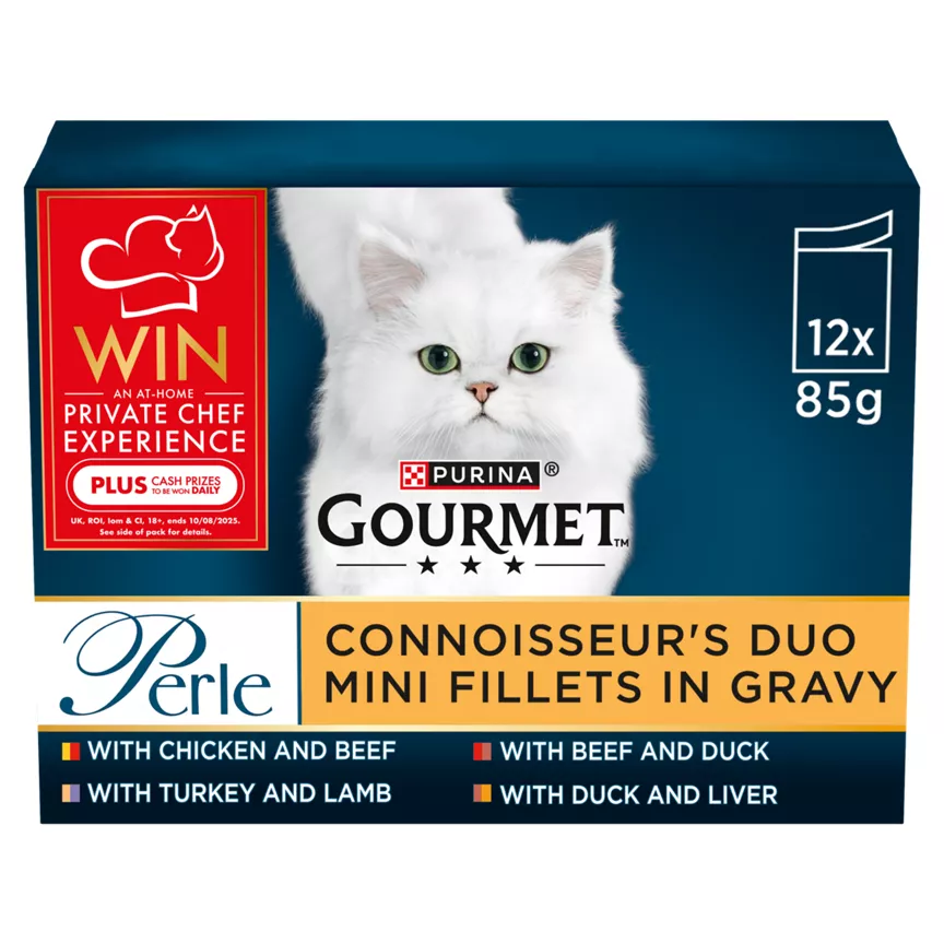 Gourmet Perle Connoisseurs Duo Cat Food Meat