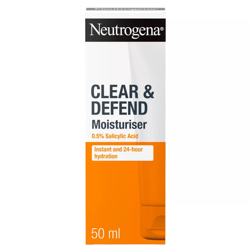 Neutrogena Clear & Defend 0.5% Salicylic Acid Moisturiser 50ml