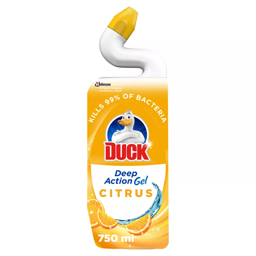 Duck Toilet Deep Action Gel Liquid Cleaner Citrus 750ml