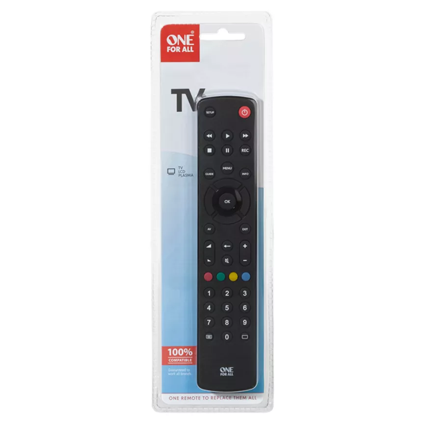 One For All Contour Universal TV Remote Control - URC1210