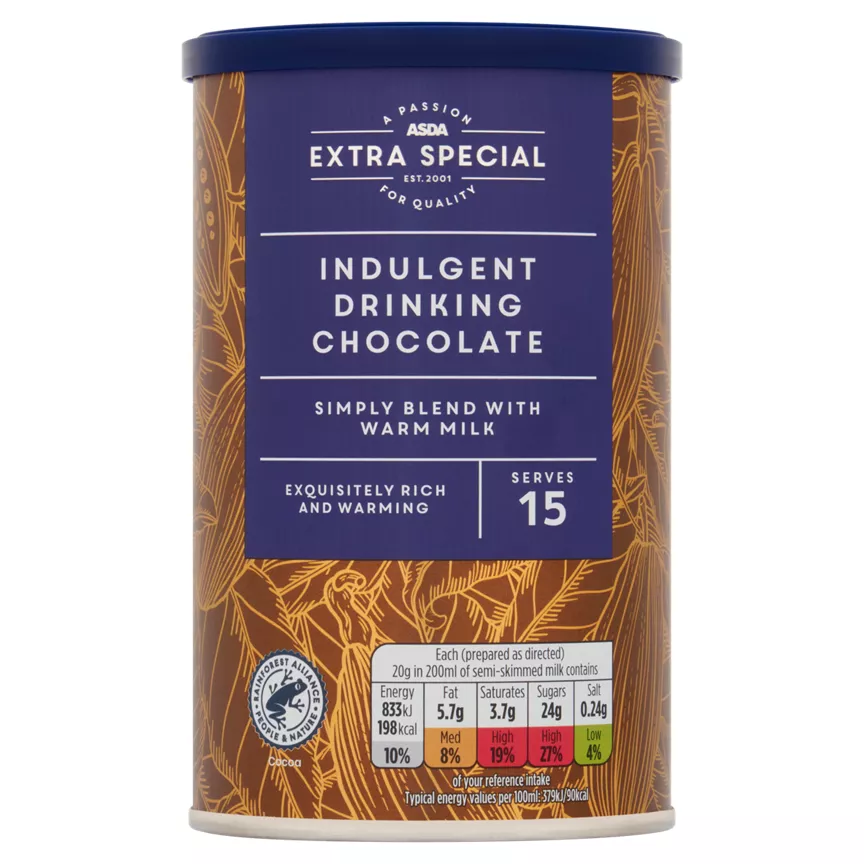 ASDA Extra Special Fairtrade indulgent Drinking Chocolate