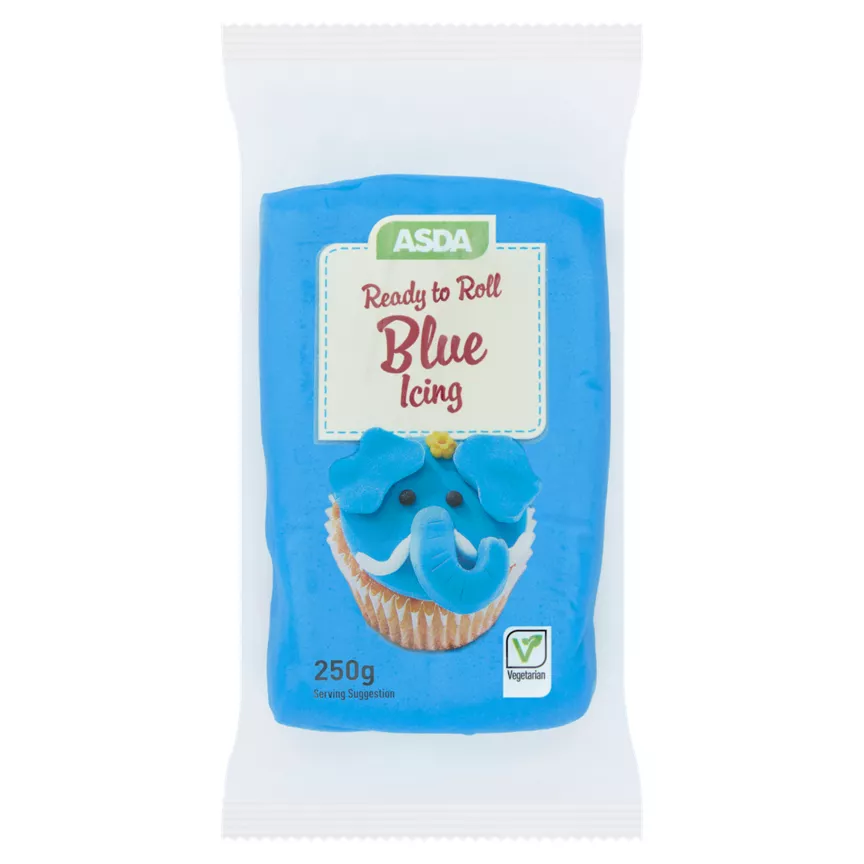 ASDA Ready to Roll Blue Icing 250g