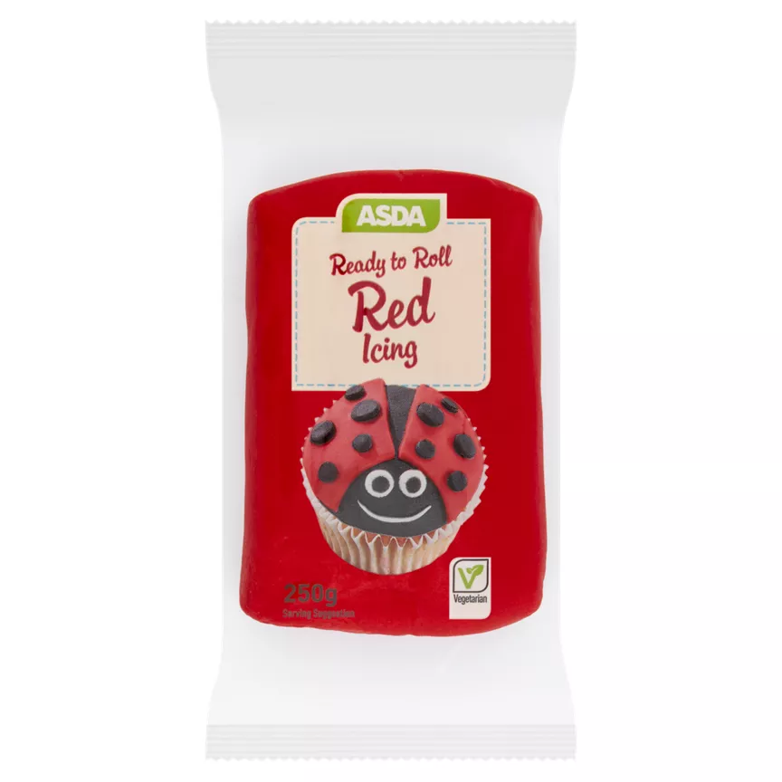 ASDA Ready to Roll Red Icing 250g