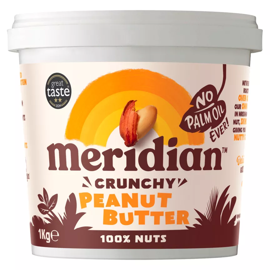 Meridian Crunchy Peanut Butter Palm Oil Free