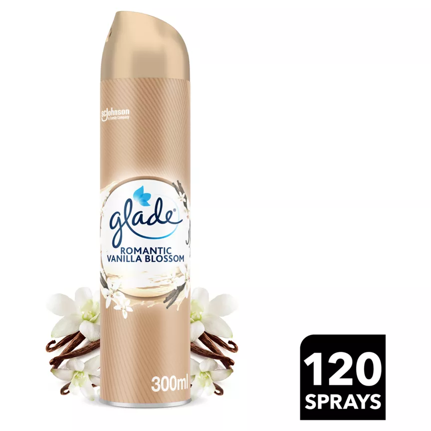 Glade Aerosol Air Freshener Vanilla Blossom 300ml