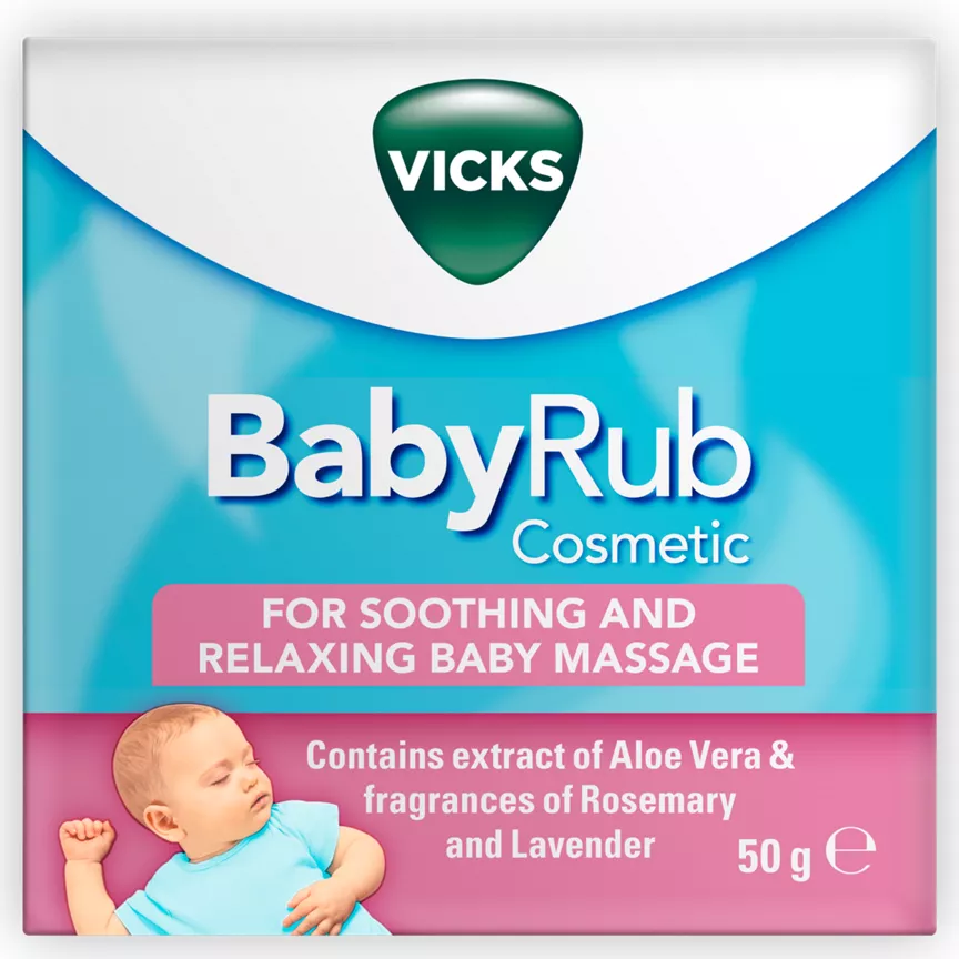 Vicks BabyRub Ointment For Soothing And Relaxing Baby Massage Jar