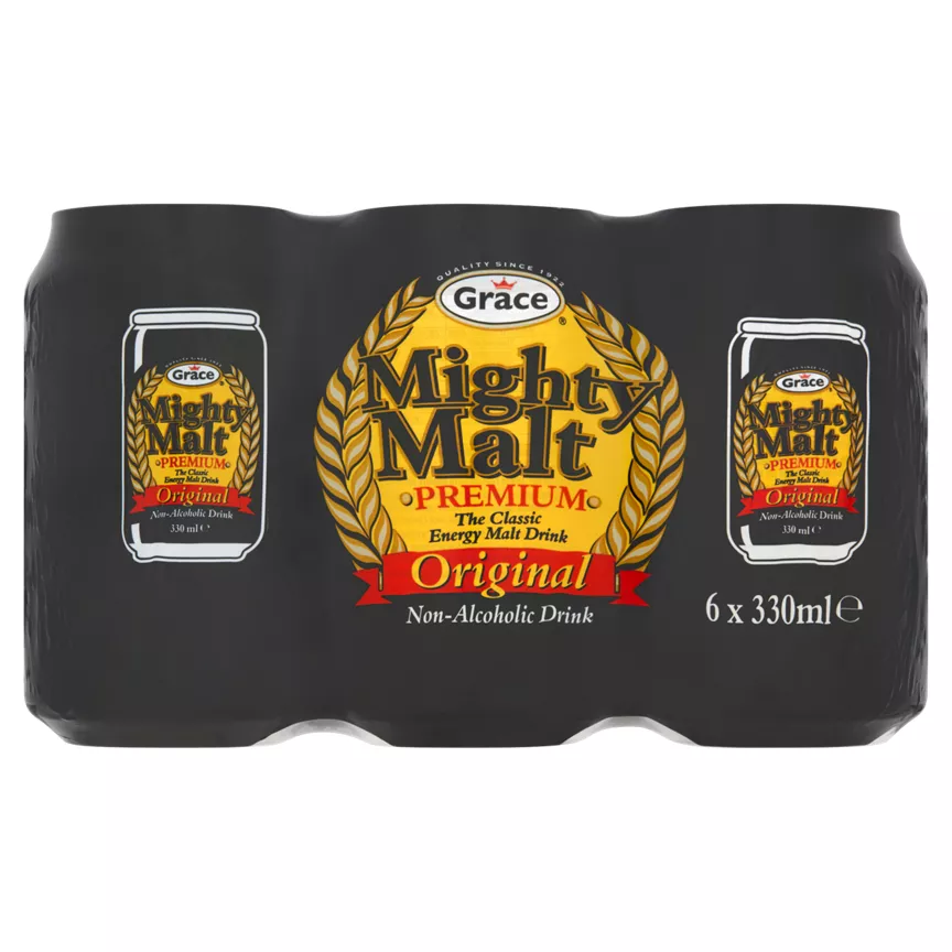 Grace Mighty Malt Premium Original Non-Alcoholic Drink - Image 1