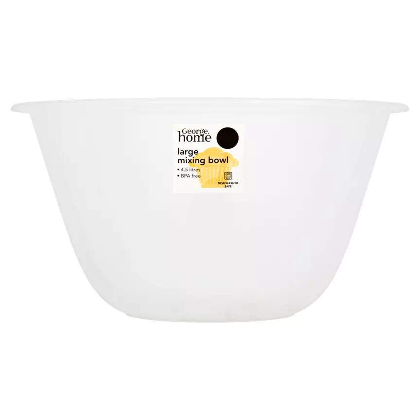 George Home Plastic Mixing Bowl 4.5 Litre