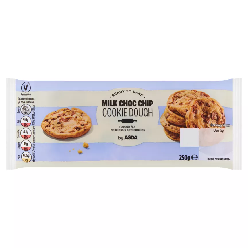 ASDA Milk Choc Chip Cookie Dough