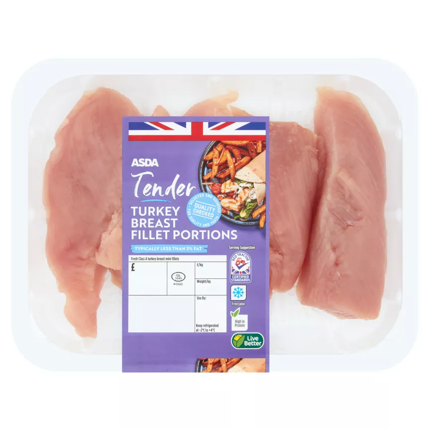 ASDA British Turkey Breast Mini Fillet Pieces