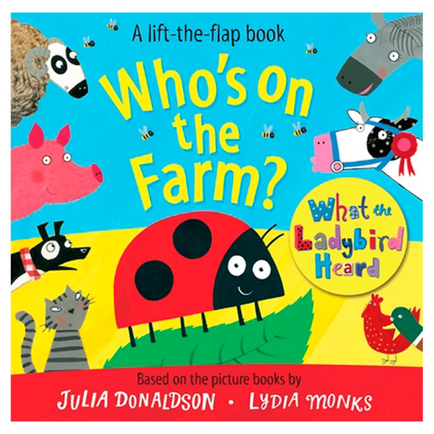 Paperback Who's on the Farm? by Julia Donaldson