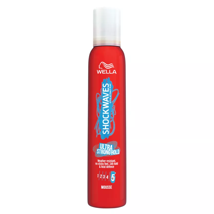 Wella Shockwaves Ultra Strong Hold Mousse