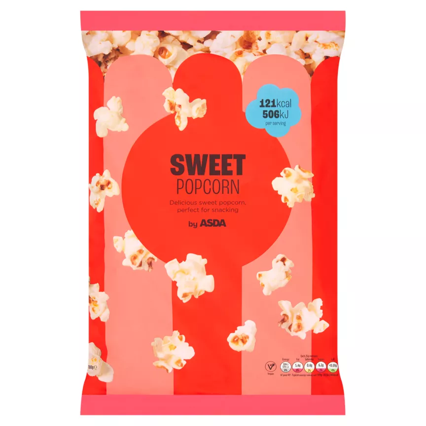 ASDA Sweet Popcorn 100g
