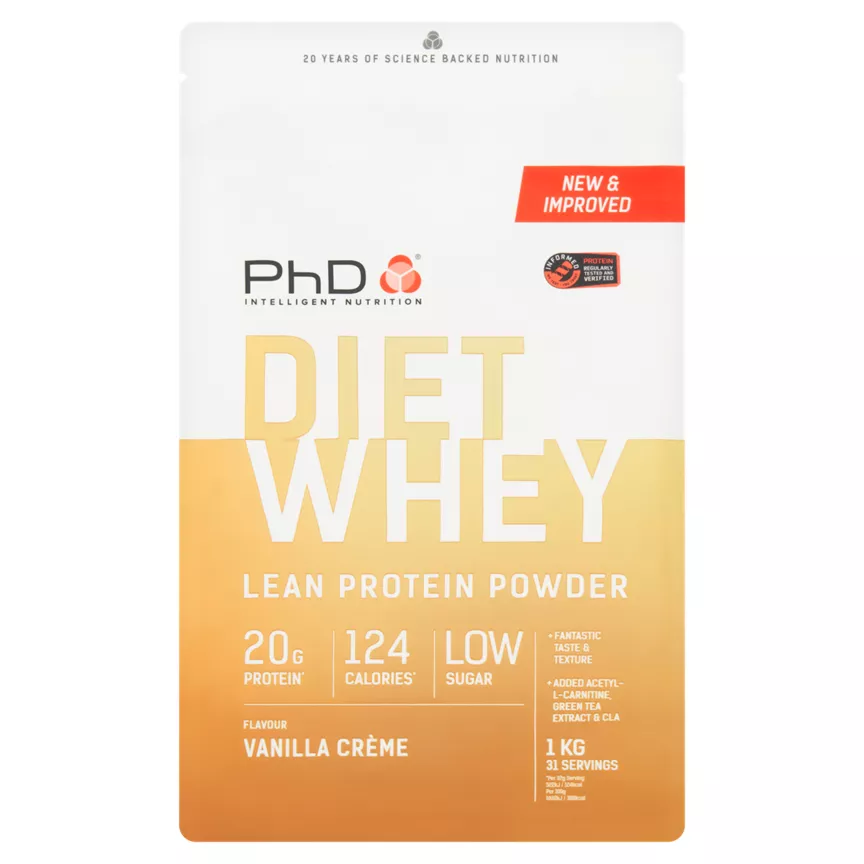 PhD Diet Whey Protein Powder Vanilla Créme