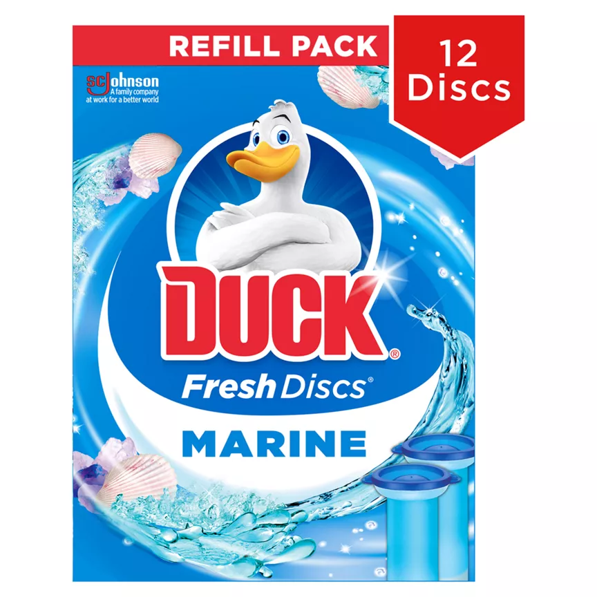 Duck Toilet Fresh Disc Refills Marine Duo 2x36ml
