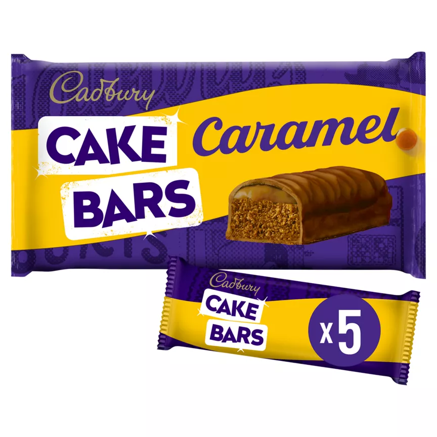 Cadbury Caramel Chocolate Cake Bars
