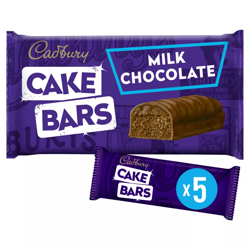 Cadbury 5 Milk Chocolate Cake Bars