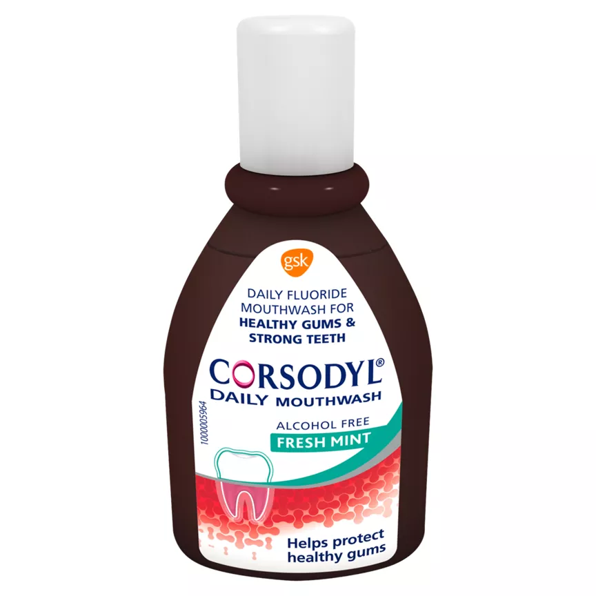 Corsodyl Daily Gum Care Mouthwash Alcohol Free Fresh Mint
