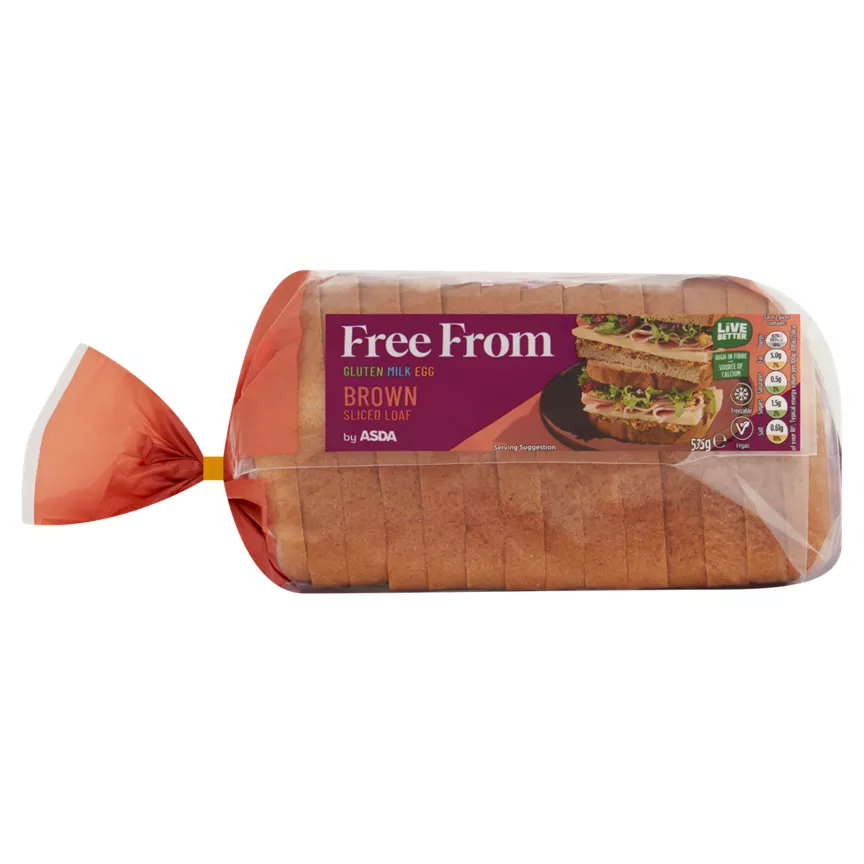 ASDA Free From Brown Sliced Loaf