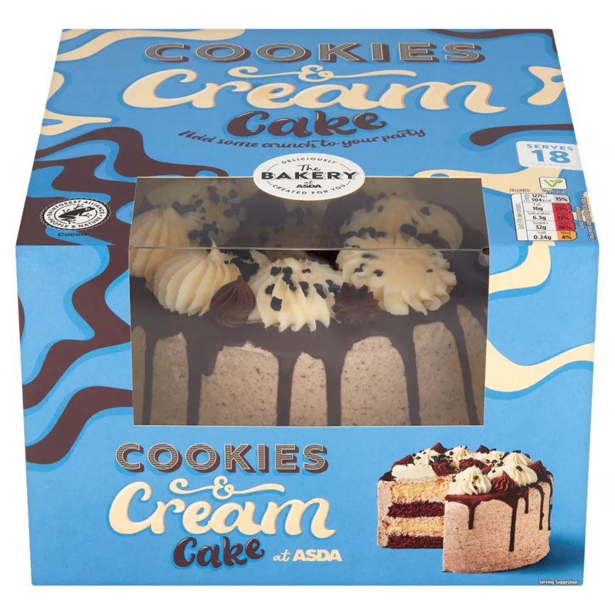 ASDA Cookies & Cream Celebration Cake