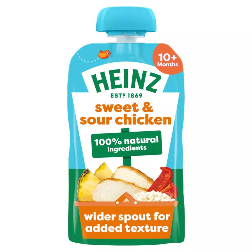 Heinz Sweet & Sour Chicken  Baby Food Pouch 10+ Months