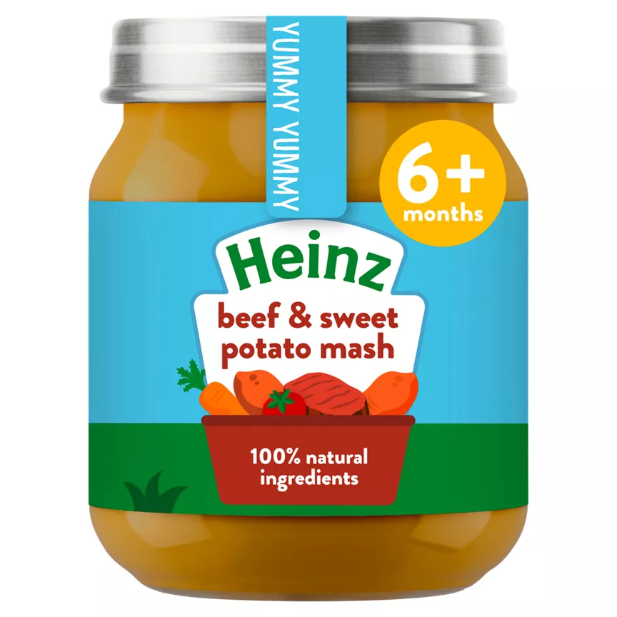 Heinz By Nature Beef & Sweet Potato Mash Baby Food 6+ Months